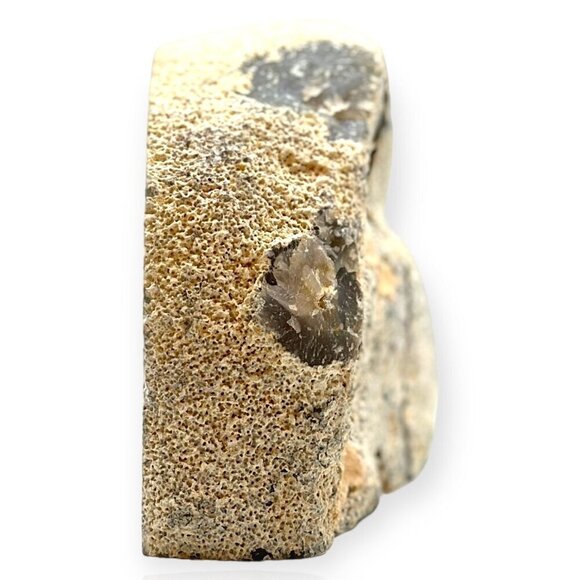 Agate Crystal Bookends w/ Geode Center, Natural Stone, Bookshelf Decor, Unique g - Picture 8 of 10